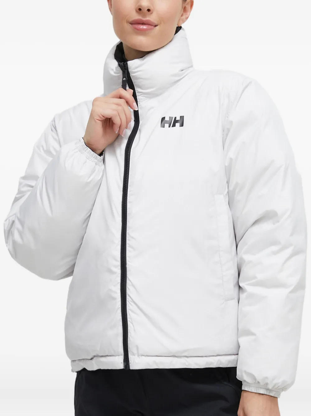 Helly Hansen Jack met rits en logo Zwart