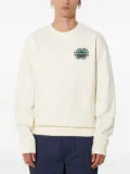 Filling Pieces embroidered-patch crew-neck sweatshirt - White