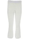 Valentino Garavani Escape crochet trousers - White