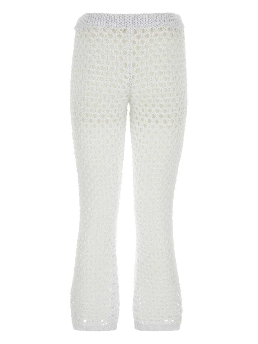 Valentino Garavani Escape crochet trousers - Wit