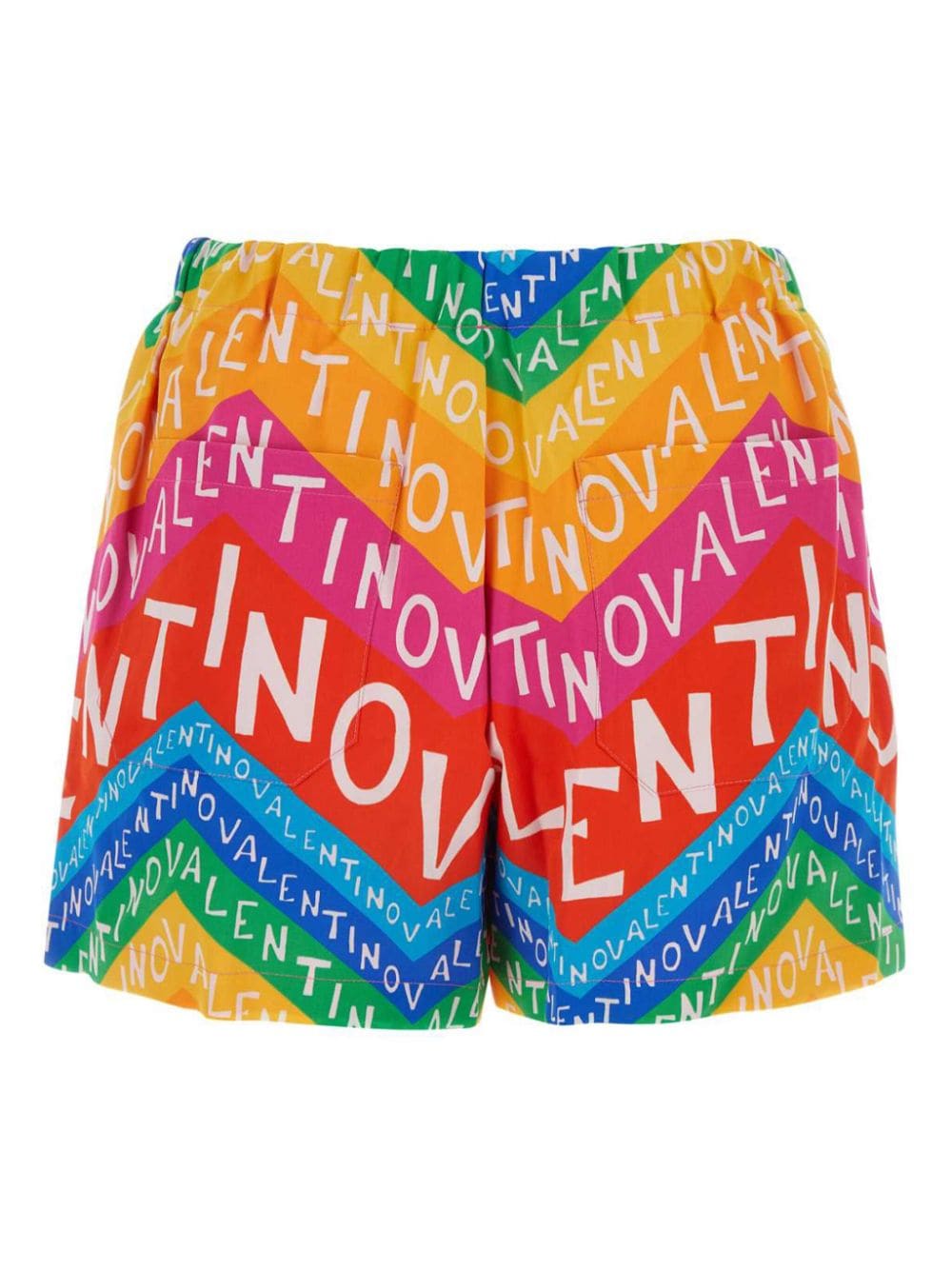 Valentino Garavani logo-print shorts - Rood