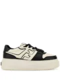 FENDI Match leather sneakers - Black