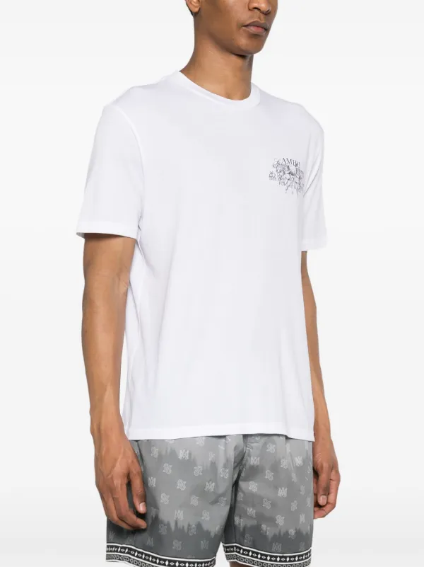 AMIRI Logo t-shirt | White | FARFETCH AMIRI Logo t-shirt | White | FARFETCH