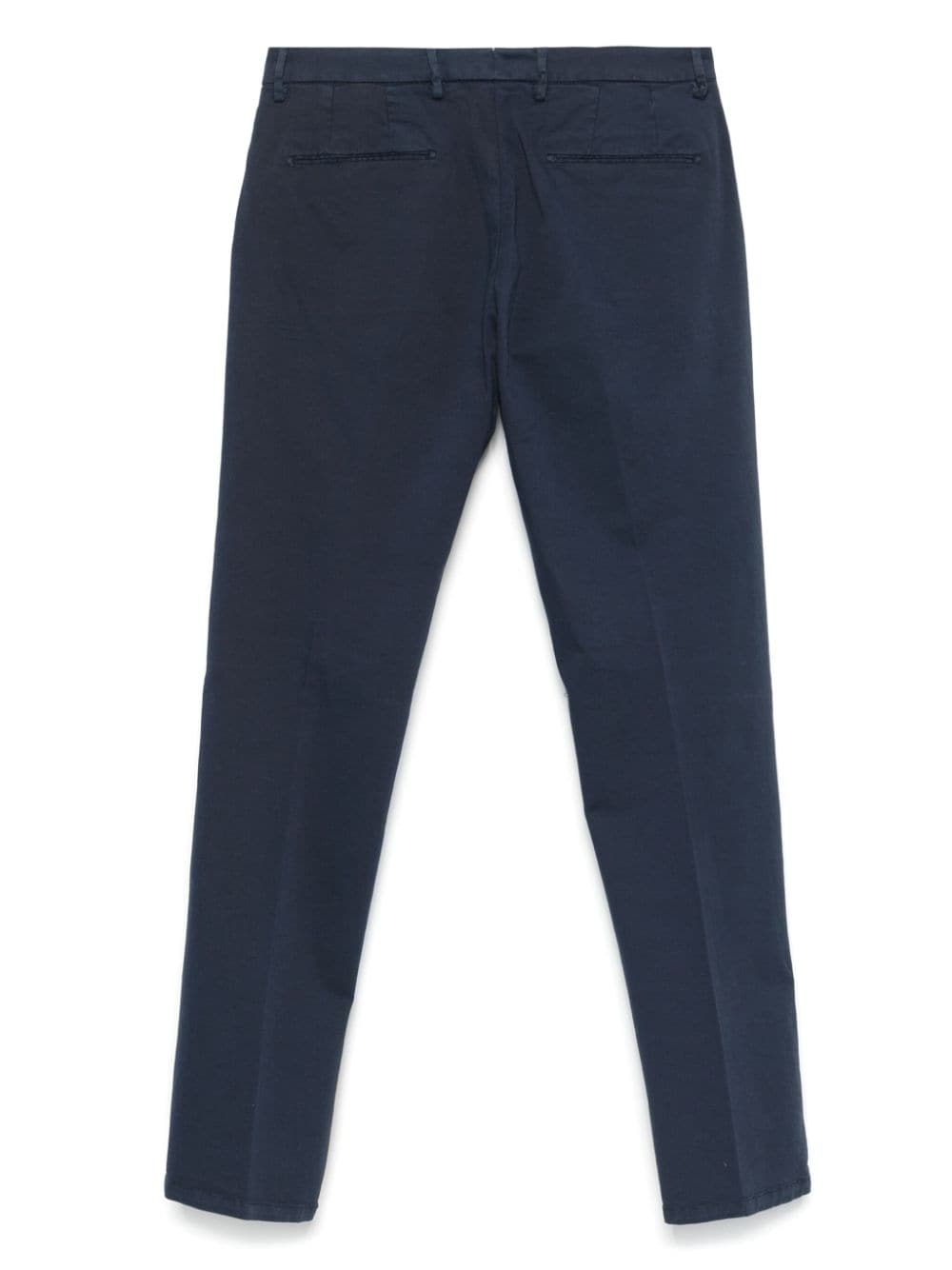 Shop Borrelli Cotton Chinos In Blue