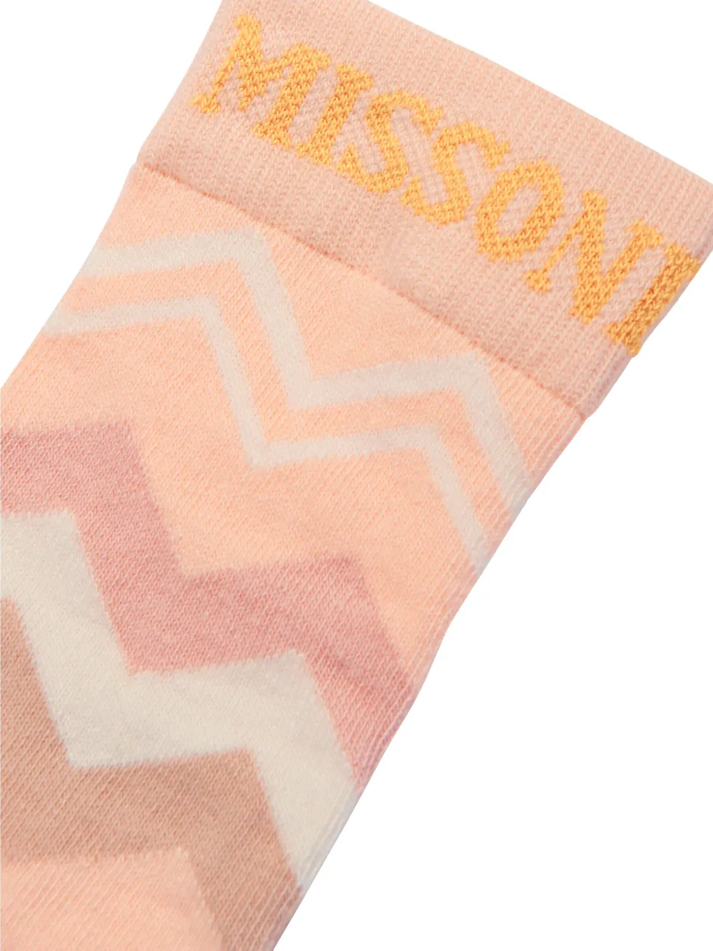 Missoni Kids Sokken met chevron streep Roze