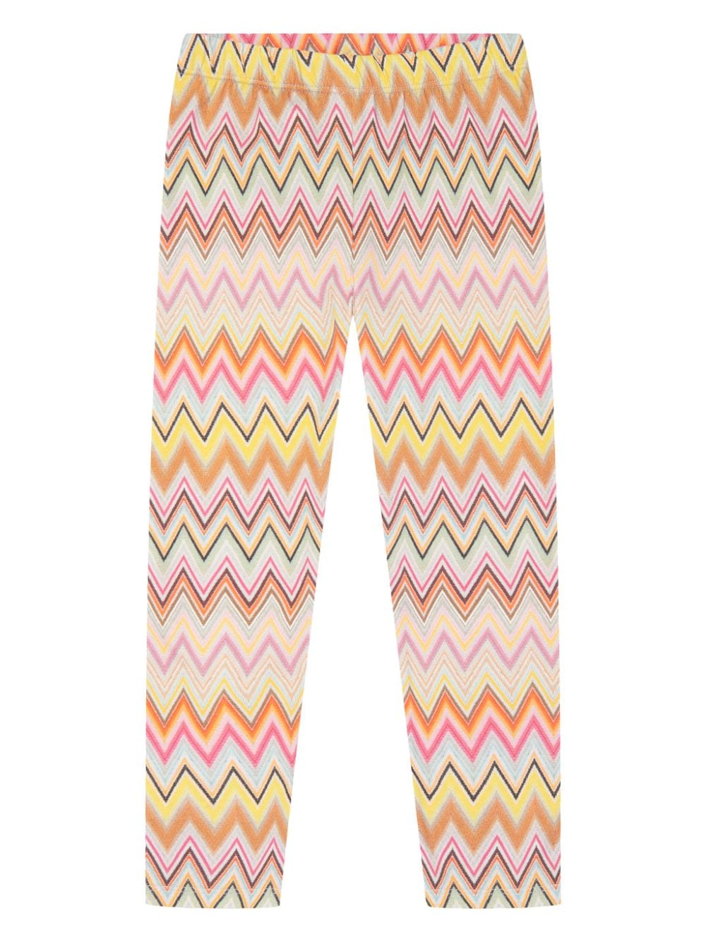 Missoni Kids chevron-print leggings - Roze