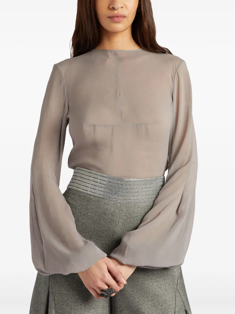 GENNY PUFF-SLEEVE BODYSUIT