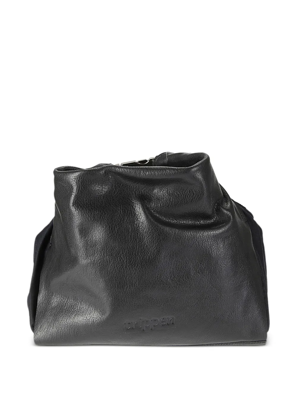 Trippen small Oblo clutch bag - Zwart