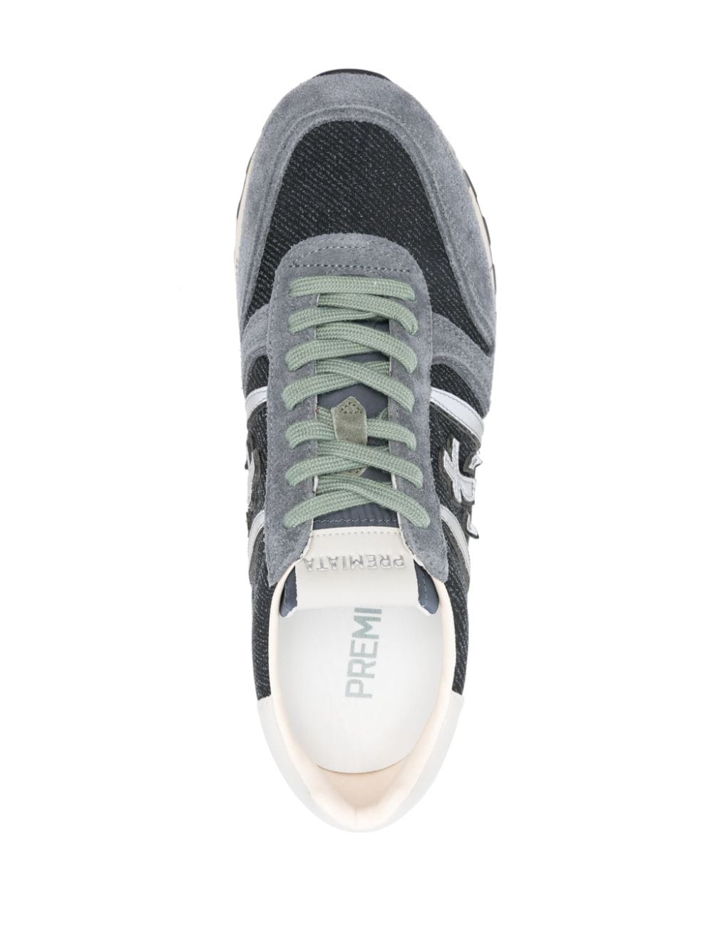 Shop Premiata Lander Sneakers In Grey