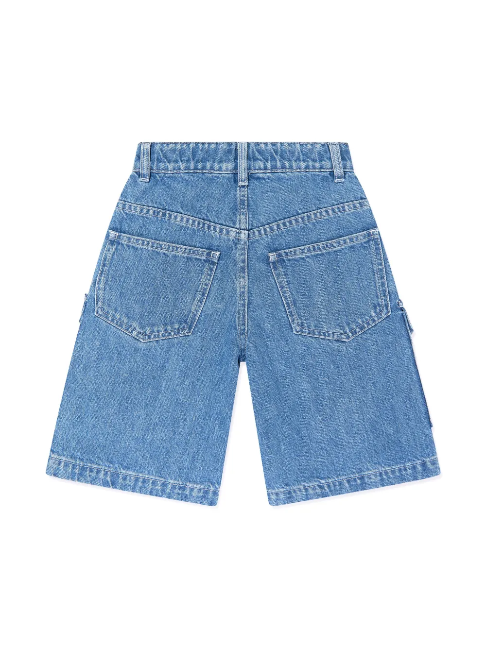 Fendi Kids FF spijkershorts Blauw