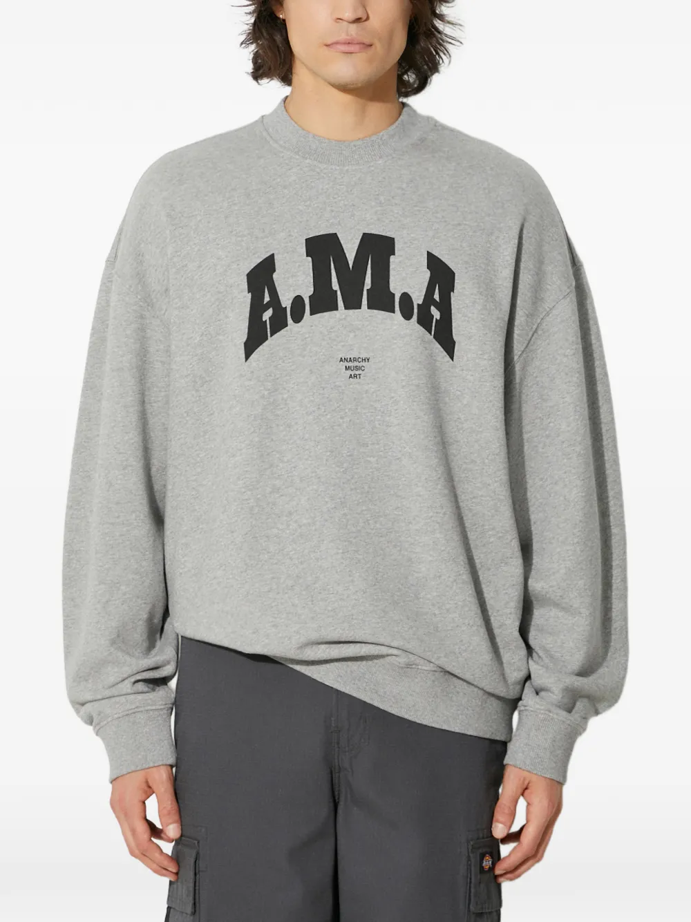 COUNTY OF MILAN Ama graphic sweater - Grigio
