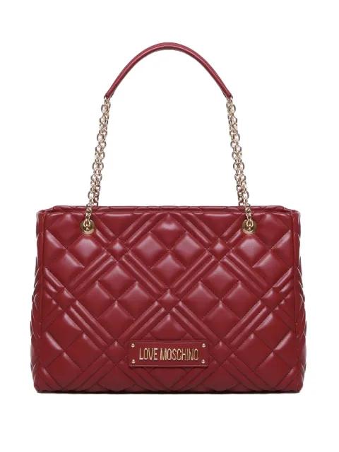 Love Moschino quilted shoulder bag WOMEN