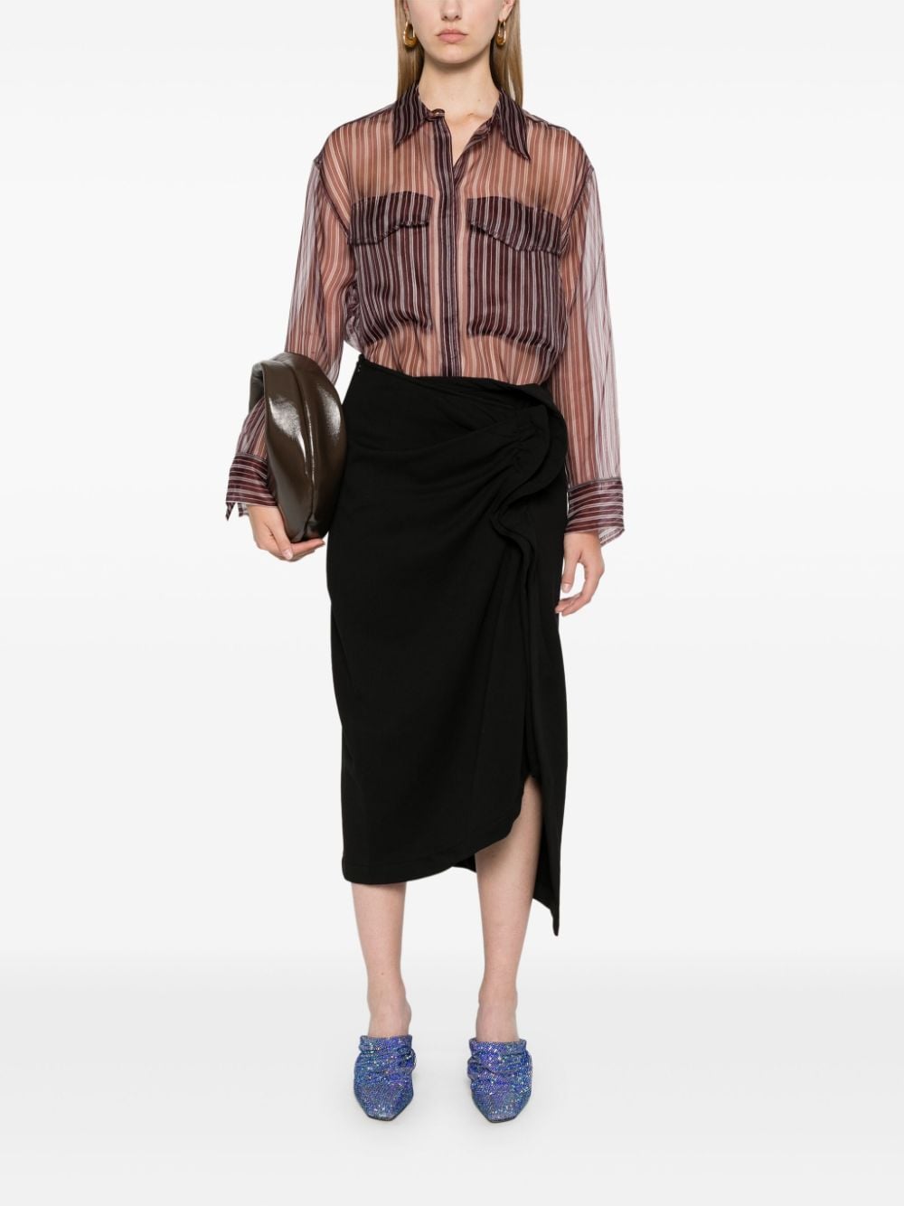 Dorothee Schumacher Gestreept Blouse - Paars