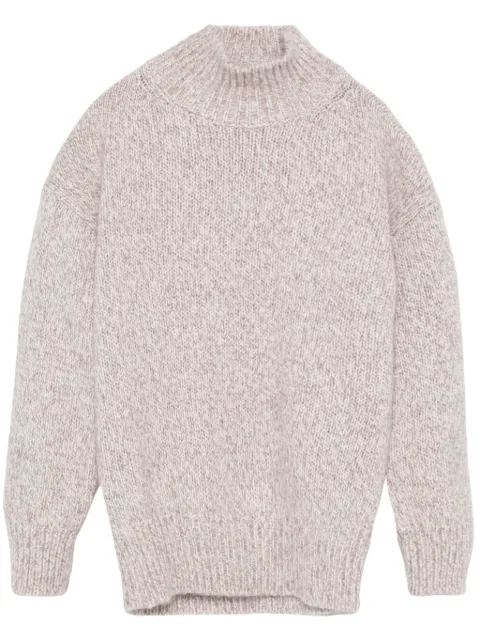 Eleventy mélange-effect sweater
