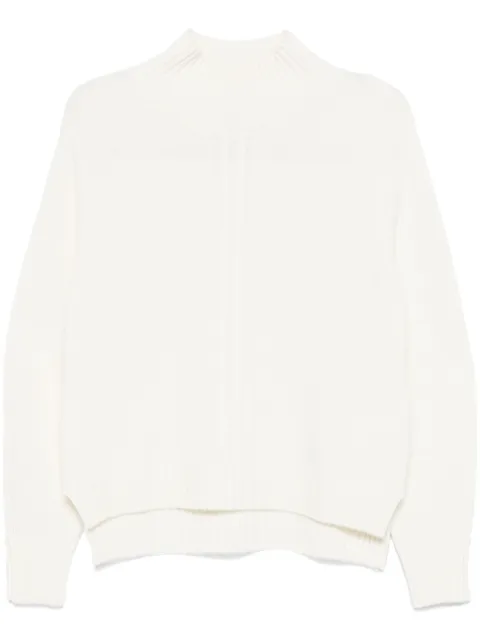 kaos cable-trim sweater