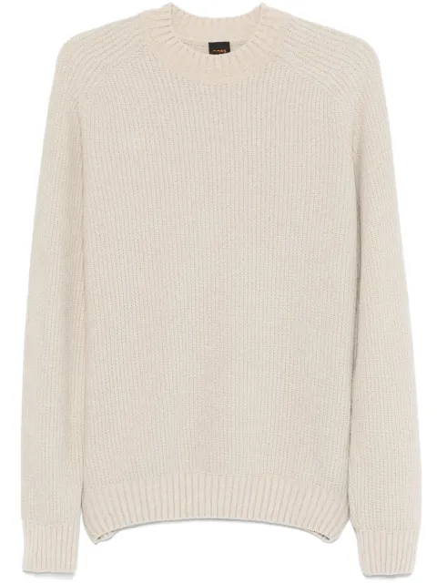 BOSS waffle-knit sweater