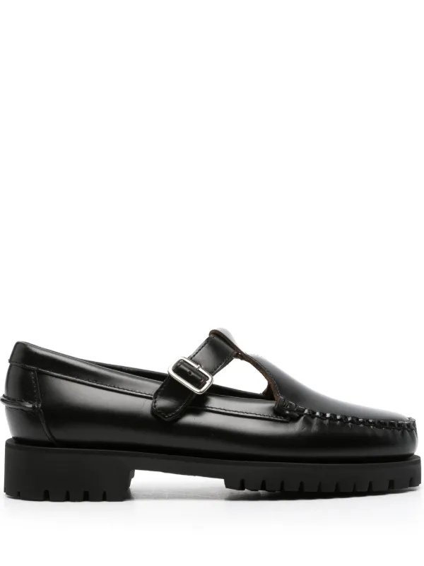 SEBAGO ブラックレザー ローファー Sebago Classic Dan ローファー | ブラック | FARFETCH JP