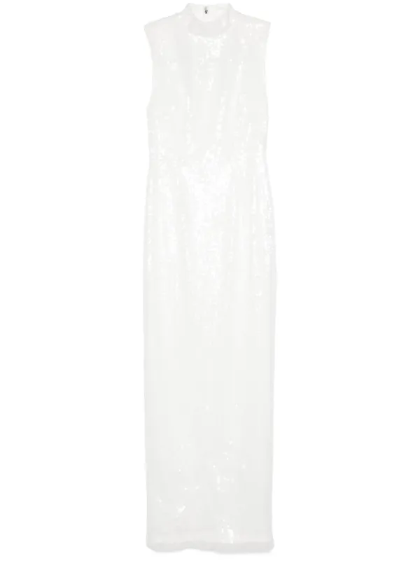 ROTATE BIRGER CHRISTENSEN Sequinned Maxi Dress | White | FARFETCH OM ROTATE BIRGER CHRISTENSEN Sequinned Maxi Dress | White | FARFETCH OM