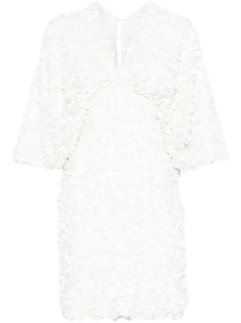 ROTATE BIRGER CHRISTENSEN vestido corto con mangas anchas