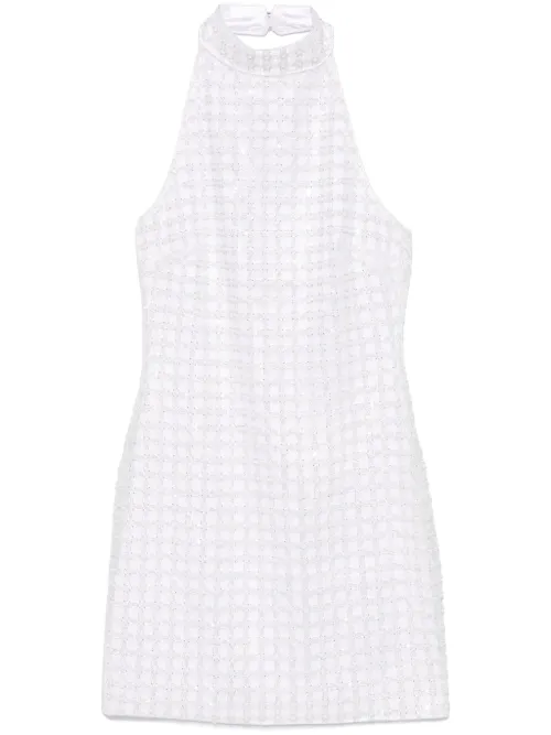 Robe courte ornée deperles à dos nu - ROTATE BIRGER CHRISTENSEN - Modalova