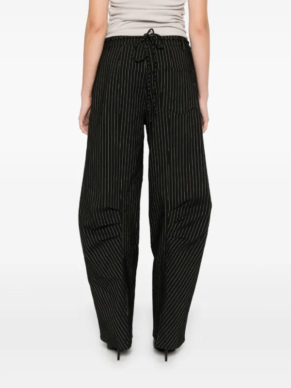 【税関/送料込】ROTATE BIRGER CHRISTENSEN ★ カーゴパンツ ROTATE BIRGER CHRISTENSEN カーゴパンツ | ブラック | FARFETCH JP