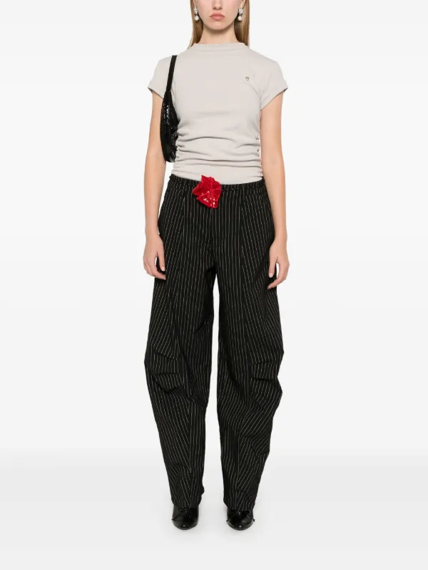 【税関/送料込】ROTATE BIRGER CHRISTENSEN ★ カーゴパンツ ROTATE BIRGER CHRISTENSEN カーゴパンツ | ブラック | FARFETCH JP