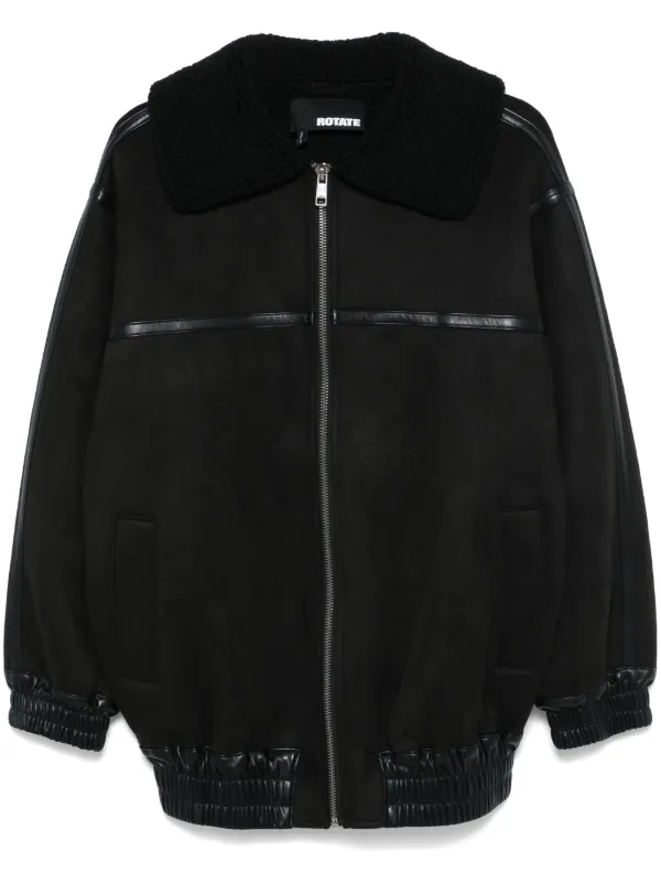 ブルゾン Rotate Birger Christensen Faux Leather Bomber Jacket 25141995_55330514_600.jpg