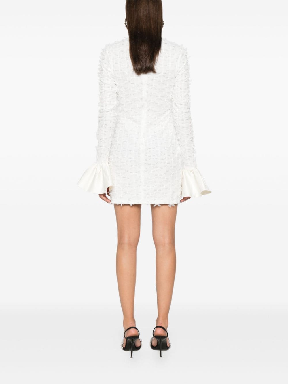 Shop Rotate Birger Christensen Bow Mini Dress In White