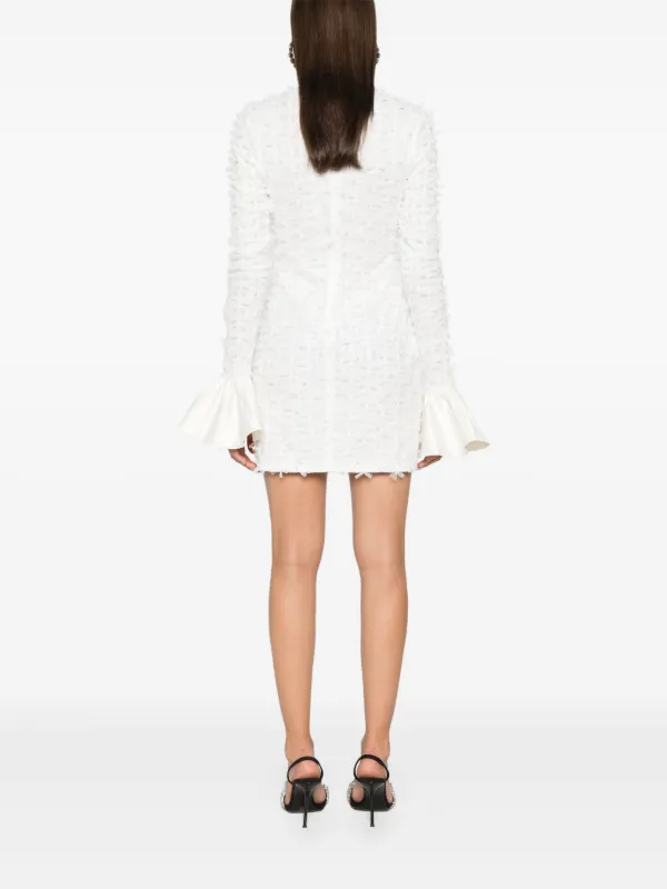 ROTATE BIRGER CHRISTENSEN Bow Mini Dress | White | FARFETCH
