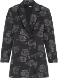 ROTATE BIRGER CHRISTENSEN 3D Flower blazer mini dress - Grey