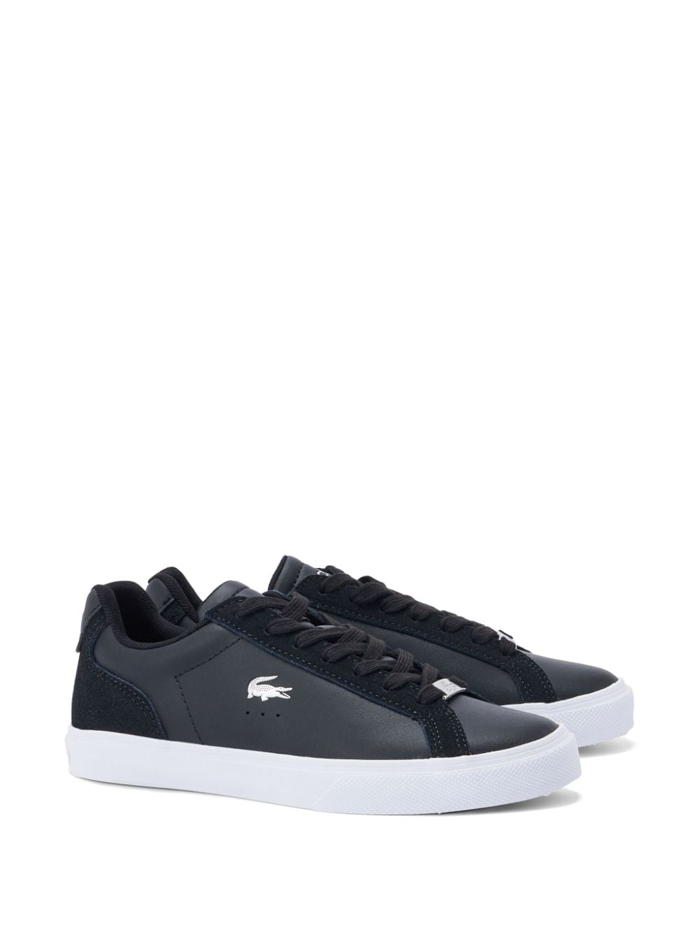 Shop Lacoste Lerond Trainers In Black