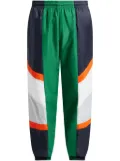 Lacoste panelled track pants - Green