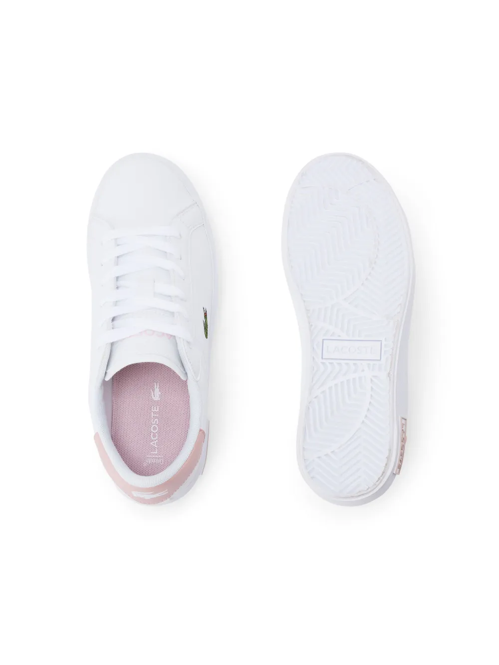 Lacoste Powercourt sneakers Wit