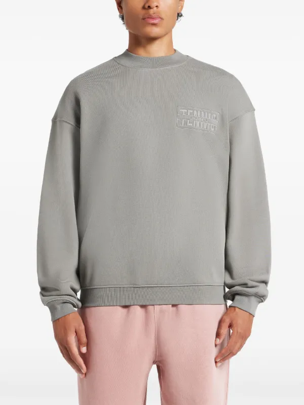 Lacoste logo embroidered Sweatshirt Grey FARFETCH BH