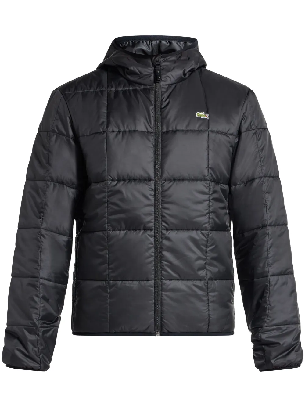 Lacoste Gewatteerd jack Zwart