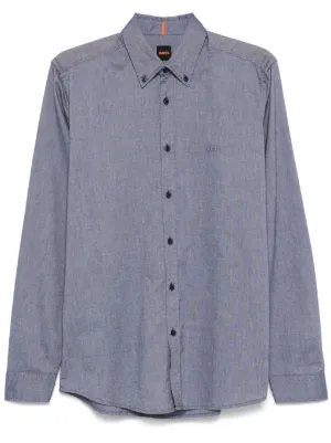 Winnie NY herringbone-pattern Mélange Shirt | Grey | FARFETCH ZA