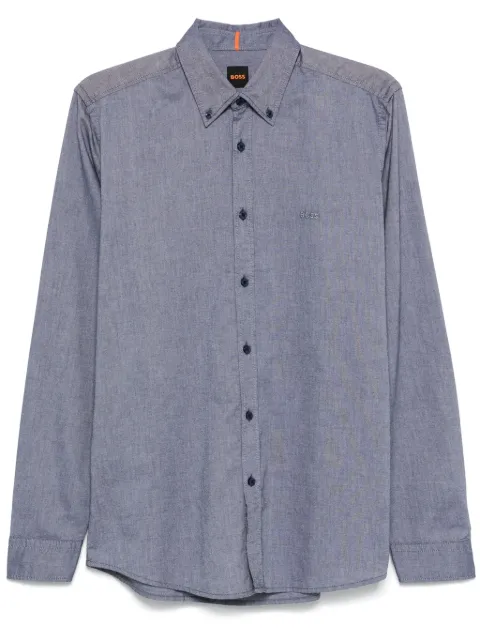 BOSS button-down cotton shirt