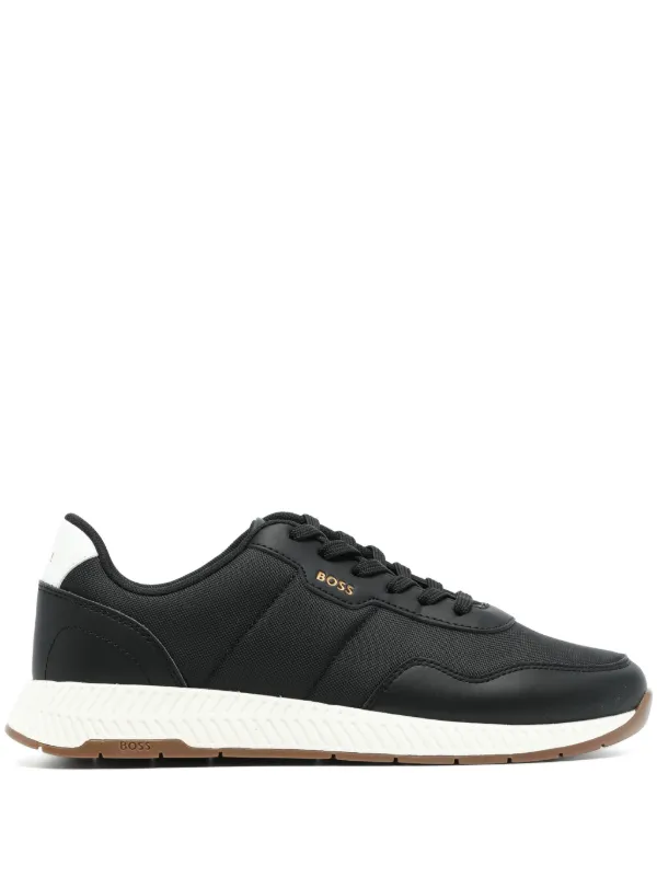 black and gold hugo boss trainers