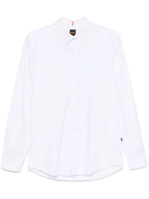 BOSS button-down cotton shirt
