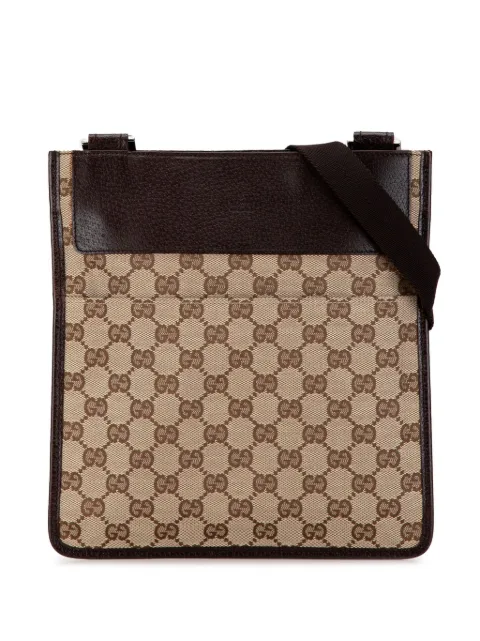 Gucci Pre-Owned 2000-2015 GG Canvas Flat Messenger crossbody bag