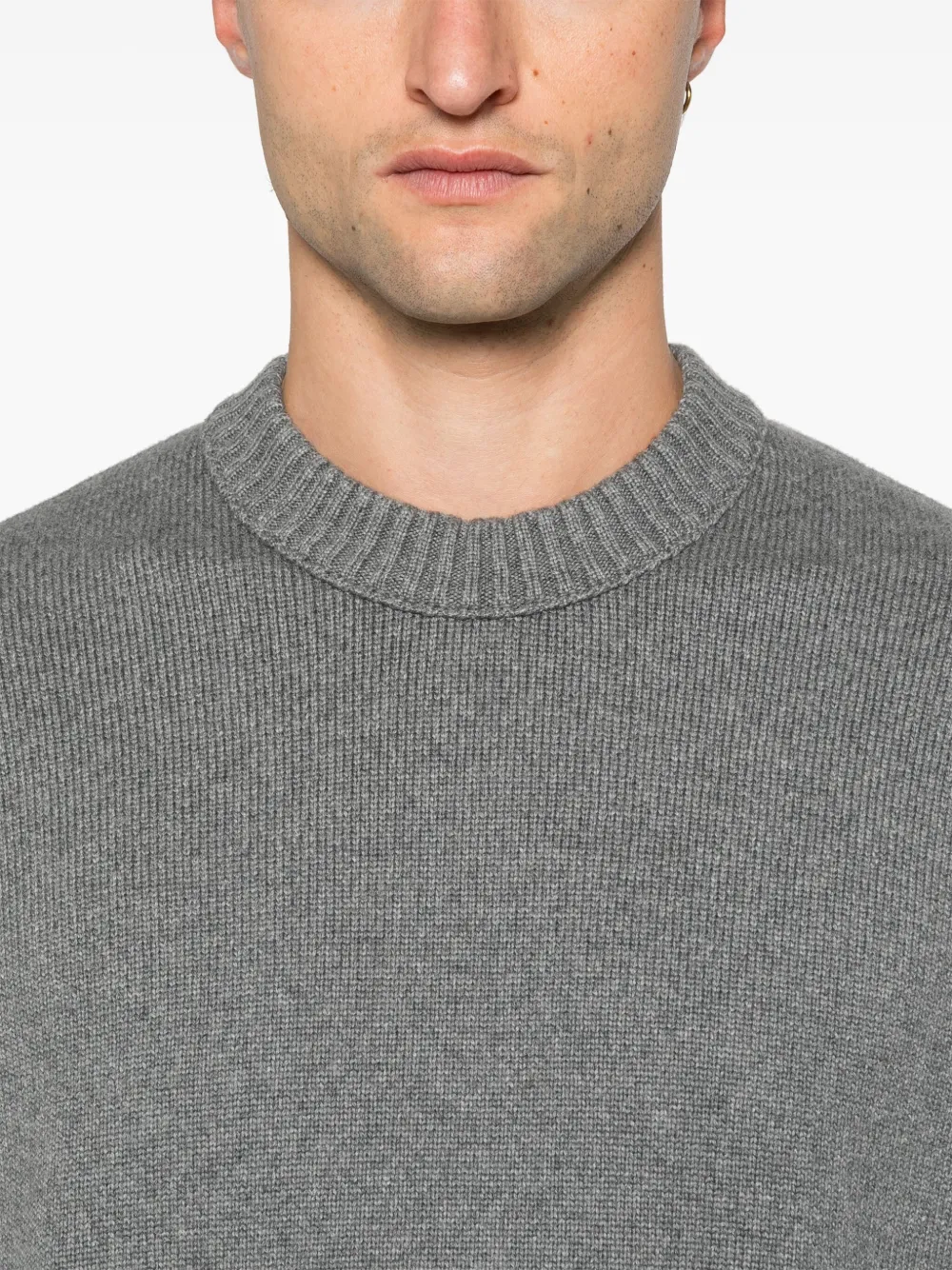 Stone Island Trui met Compass-logopatch Grijs