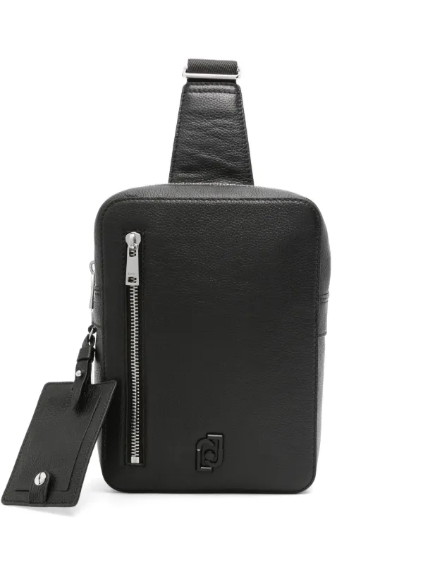 LIU JO Leather Messenger Bag Black FARFETCH SG