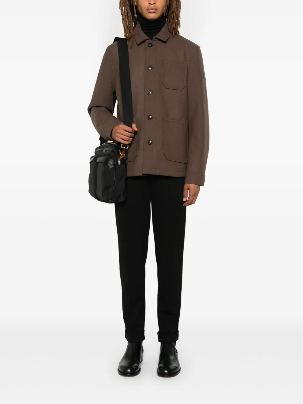LIU JO Twill shirtjack - Bruin