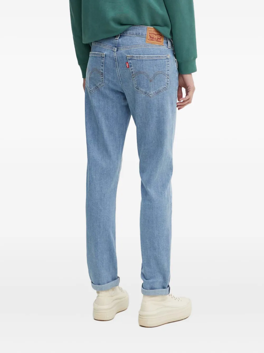 Levi's Logo-patch Jeans In Blue