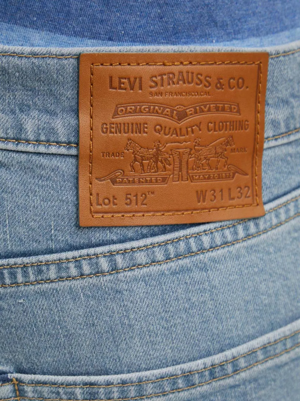 Levi's 512 jeans Blauw