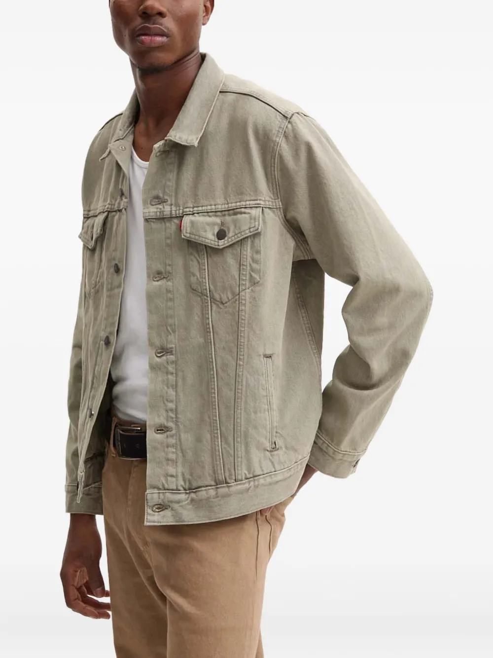 Levi's Trucker Denim Jacket In Gray