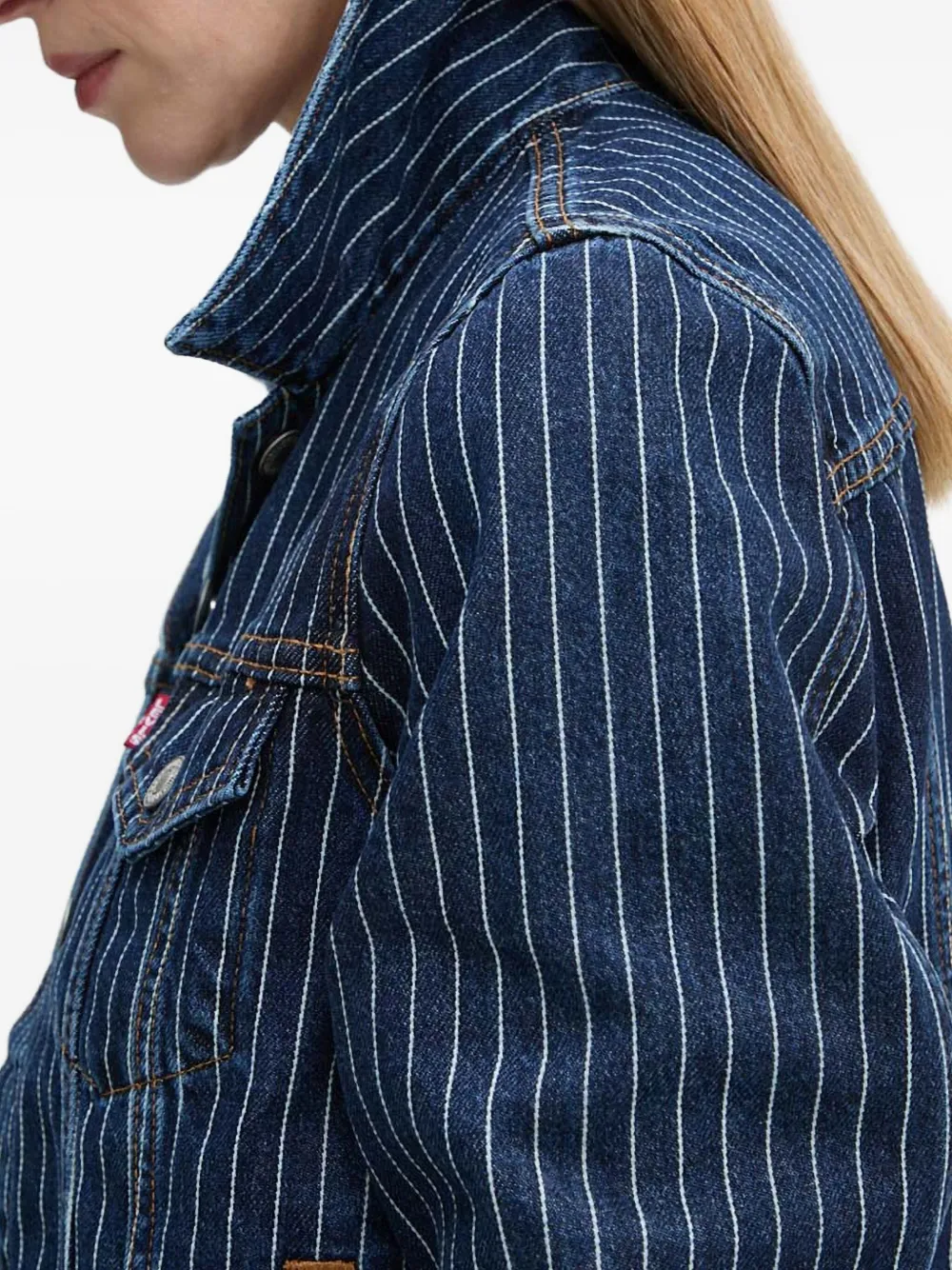 Levi's Denim jack Blauw