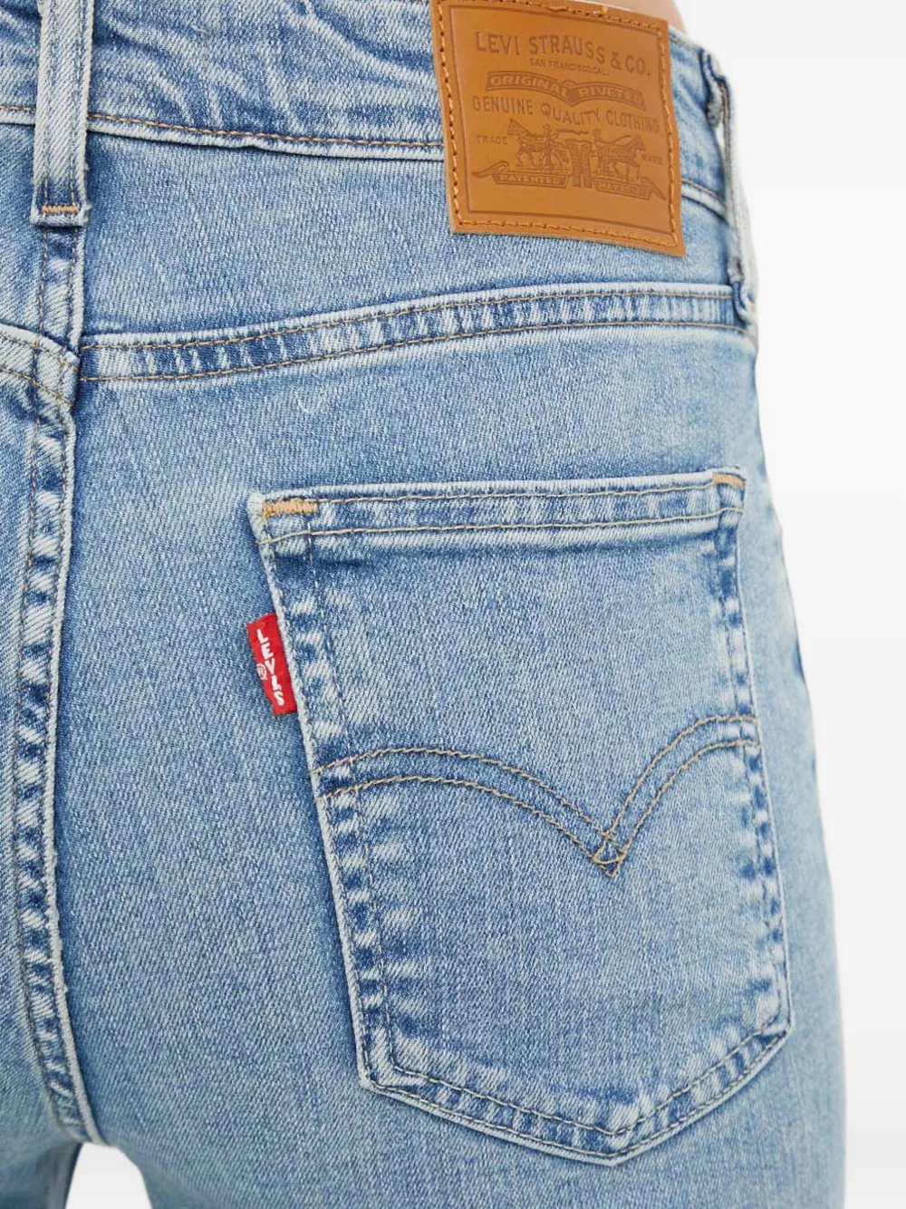 Levi's Flared jeans met vijf zakken Blauw