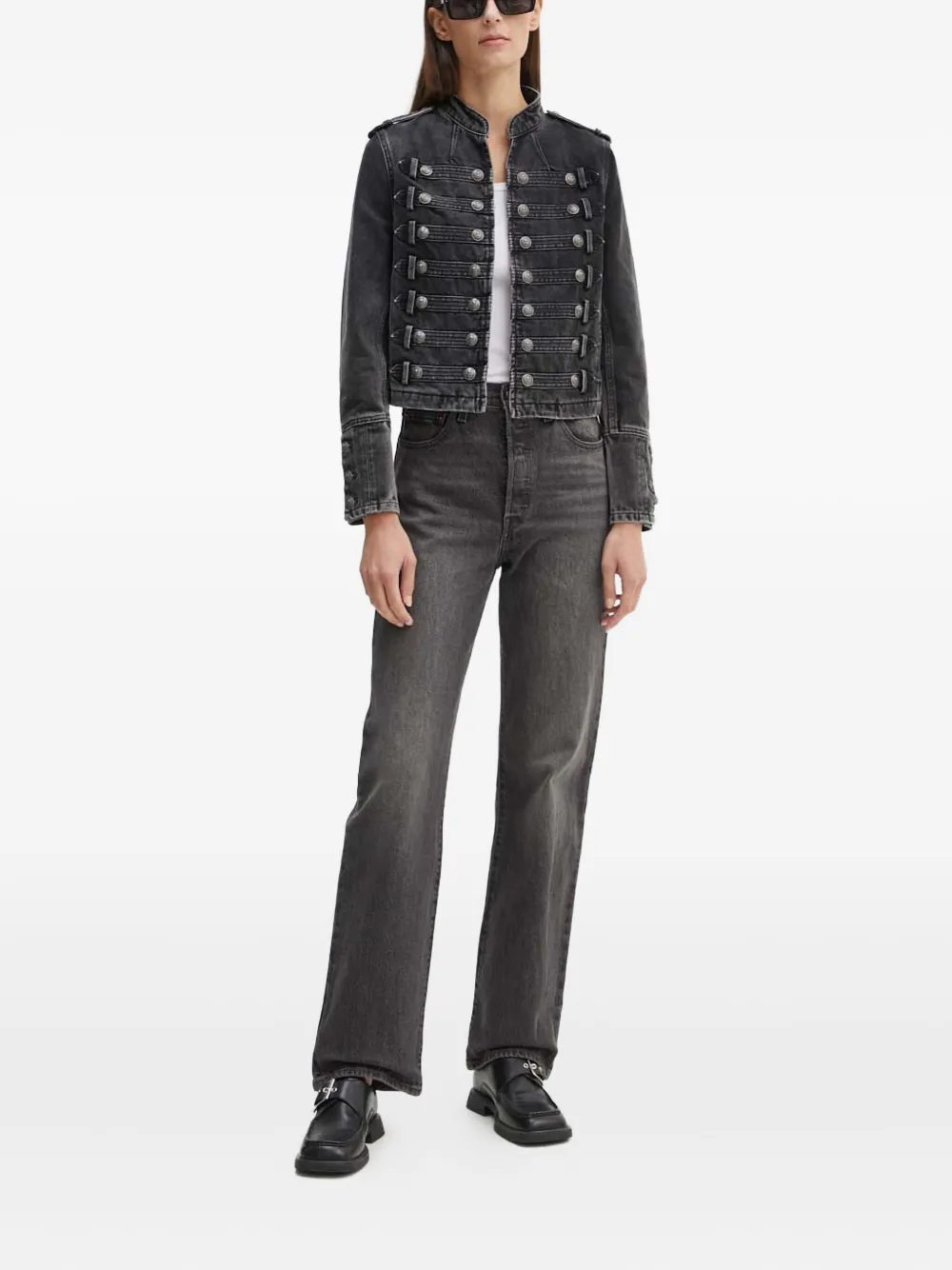 Levi's Ribcage フルレングス ジーンズ - ブラック