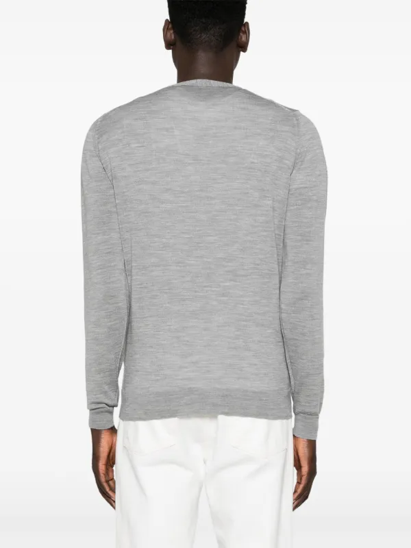 John Smedley Petworth カーディガン | グレー | FARFETCH JP